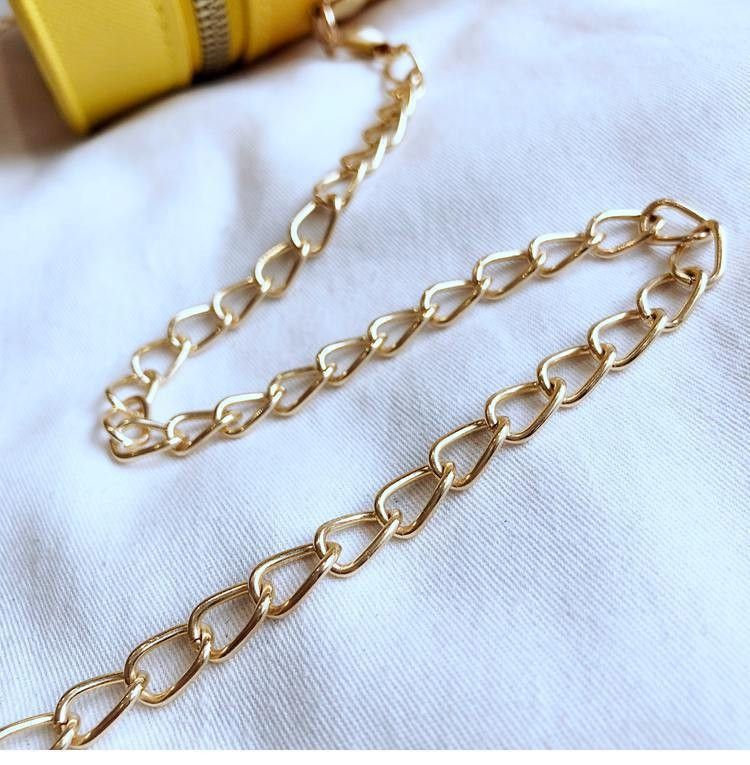 Nuova borsa creativa e versatile Borsa a tracolla alla moda da donna Borsa a tracolla singola con catena di popcorn Borsa per telefono per studenti da donna_voghion.com