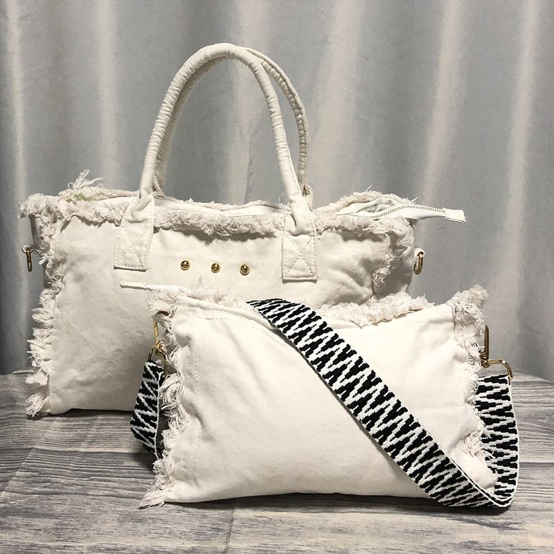 Großes Fassungsvermögen, Reisetasche aus gebürstetem, gewaschenem Canvas, grenzüberschreitende, modische, tragbare Ein-Schulter-Yogatasche, Wochenend- und Freizeitreisetasche_voghion.com
