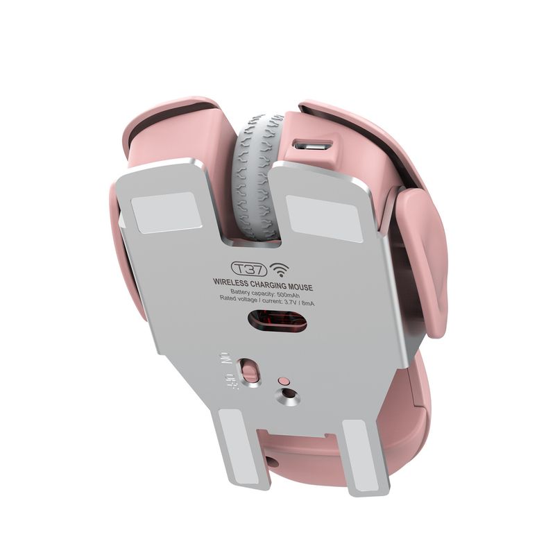 Mouse da ufficio wireless ricaricabile T37 2.4G 1600 dpi regolabile_voghion.com