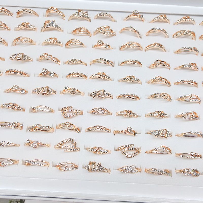Zubehör Koreanische version set strass box gemischt mit frauen kleine zubehör mode-ring_voghion.com