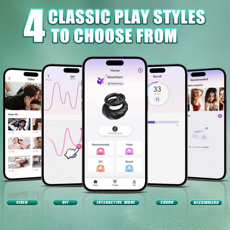 Anello per pene con blocco dello sperma APP maschile, masturbatore in silicone a vibrazione ritardata e duratura per adulti maschili_voghion.com