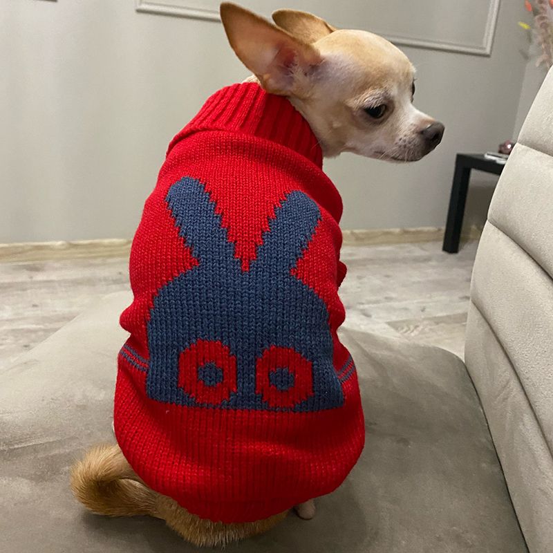 Maglione lavorato a maglia CDDMPET per cani, caldo, per razze piccole e medie, di PawParty Store_voghion.com