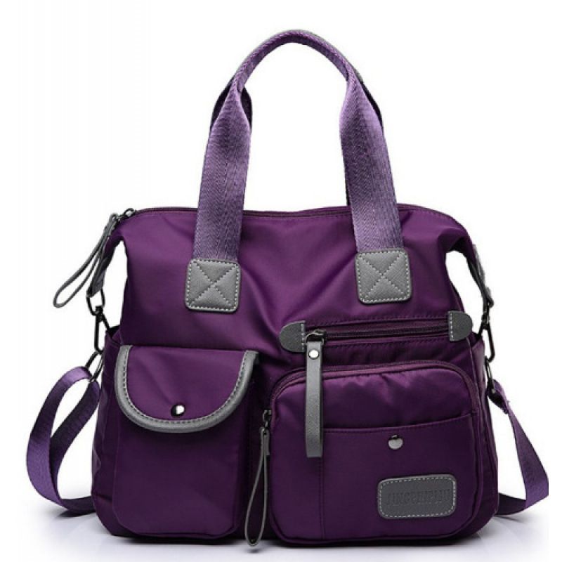 Borsa da viaggio a tracolla grande in nylon per mamma da donna, nuova moda 2024_voghion.com