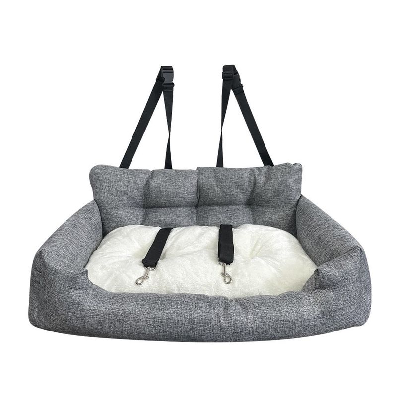 Cojín de gran venta para mascotas, asiento trasero doble, nido para perros y gatos para las cuatro estaciones_voghion.com