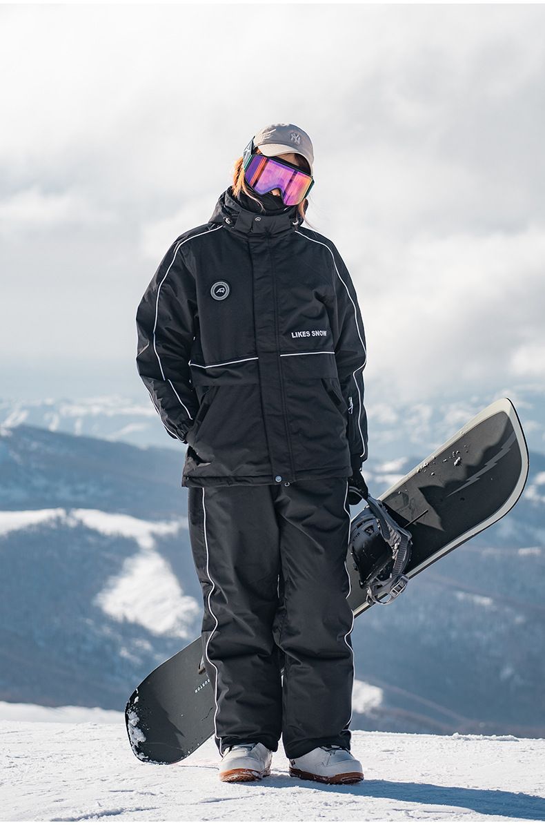 Men's Women's Winter Warm Thickened Jacket Pants Snowboard And Snow Ski Suit New Model_voghion.com