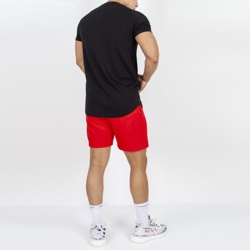 Muscle Spring/Summer New Men's Sports, Leisure, Running, and Fitness Suits with Iron Stripping Exercise, Slim Fit Cotton_voghion.com