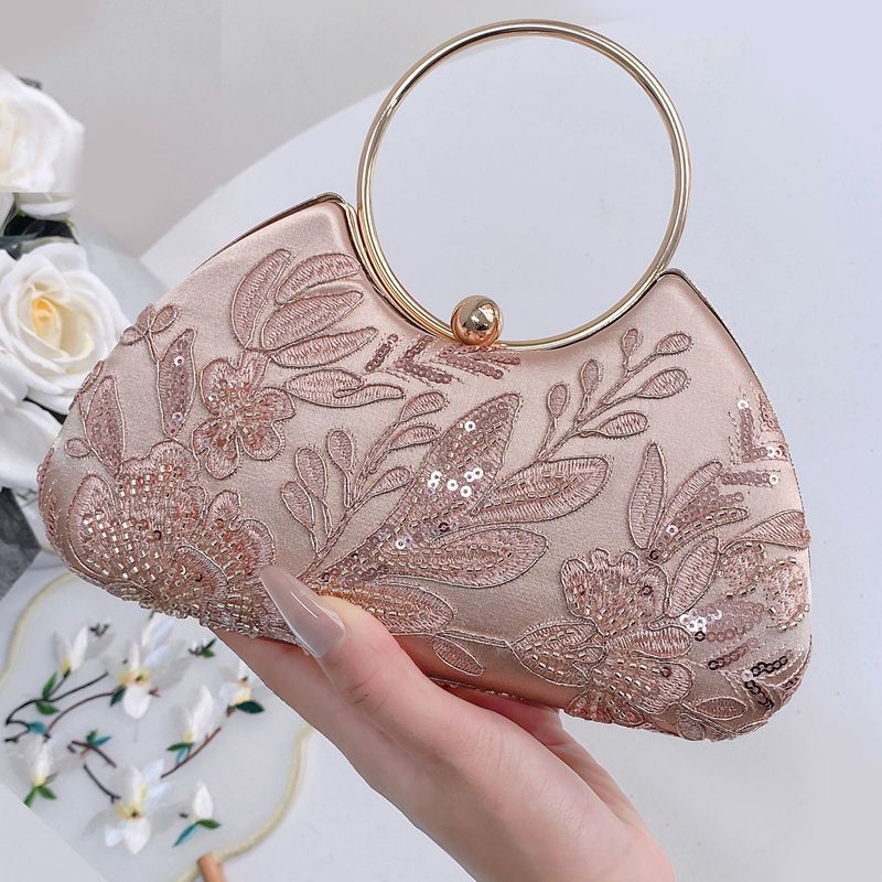 Borsa da sera in stile cinese con perline, cheongsam, borsa da sposa, tracolla singola, borsa da banchetto da donna_voghion.com