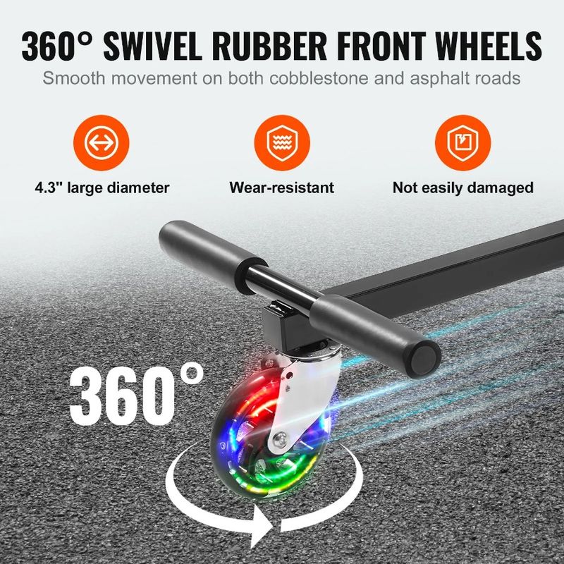 Lunghezza del telaio Sedile 10 Regolabile 8.5 Attacco di controllo 220 Hoverboard con 6.5 Luci Impugnature Hoverboard LBS per carico 8 e LED_voghion.com