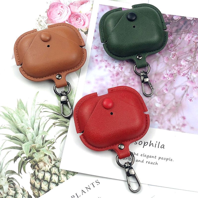 Hot Sale Applicable AirPods4Pro Protective Case Leather Headphone Case Apple 3rd Generation Bluetooth Anti-drop Headphone Cover_voghion.com
