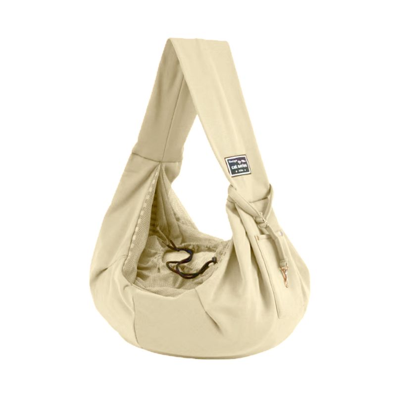 Nueva mascota que pesa 13 libras, malla plegable portátil para ir de compras, bolso cruzado para gatos transpirable y liviano_voghion.com