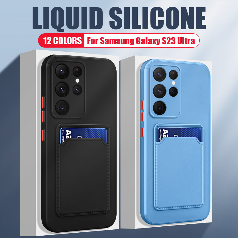 Carcasă de portofel de lux pentru Samsung Galaxy S23 S22 S21 Ultra S20 FE Plus A12 A14 A34 A72 A52 A53 A54 5G, cu suport pentru carduri_voghion.com
