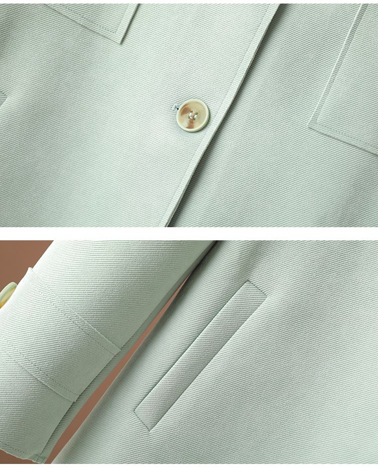 Abbigliamento donna Giacca a vento di media lunghezza 2023 autunno e inverno moda temperamento pendolarismo risvolto sottile monopetto giacca a vento di media lunghezza donna_voghion.com