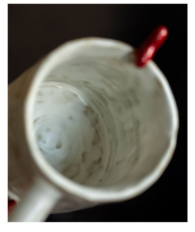 Heart-Shaped Coffee Mug Ceramic Breakfast Mug 2025 Fall/Winter New Water Mug_voghion.com