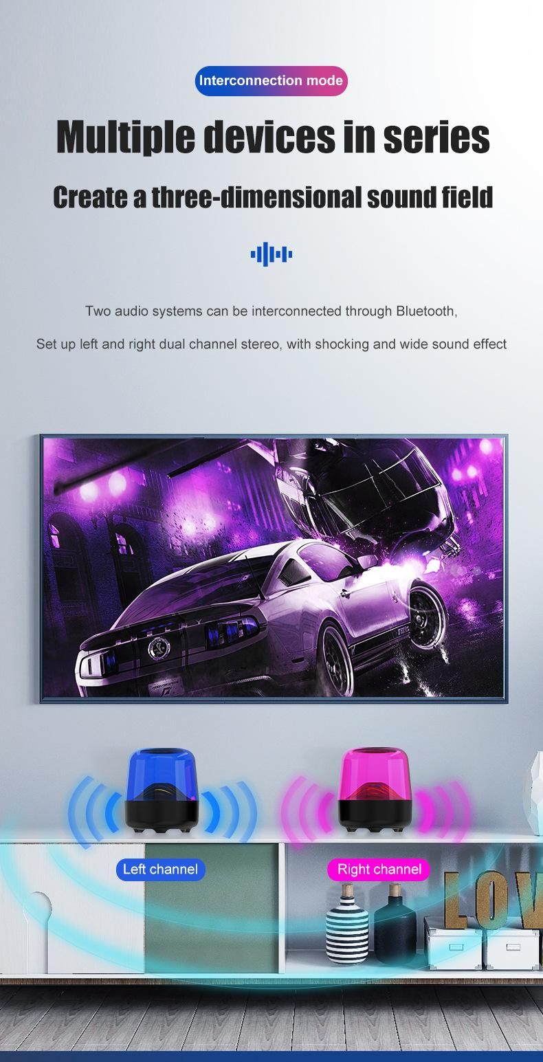 Nowy kolorowy głośnik Bluetooth L17 z funkcją Bluetooth i wygodnym, bezprzewodowym głośnikiem Bluetooth o dużej głośności i niskim basie_voghion.com