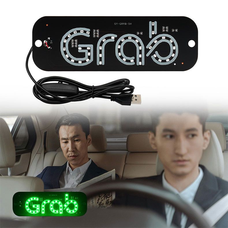 Tetto GRAB Taxi TAXI Auto USB Indicatore di targa Didi Light_voghion.com