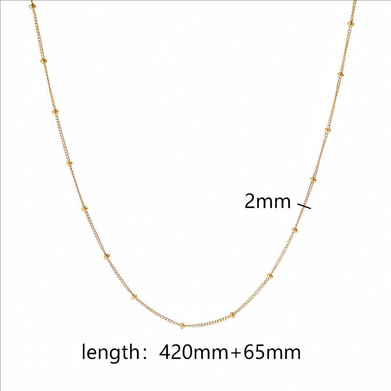 1 pièce 304 chaîne trombone en acier inoxydable chaîne câble chaîne serpent 400 + 60 mm accessoires de bijoux_voghion.com