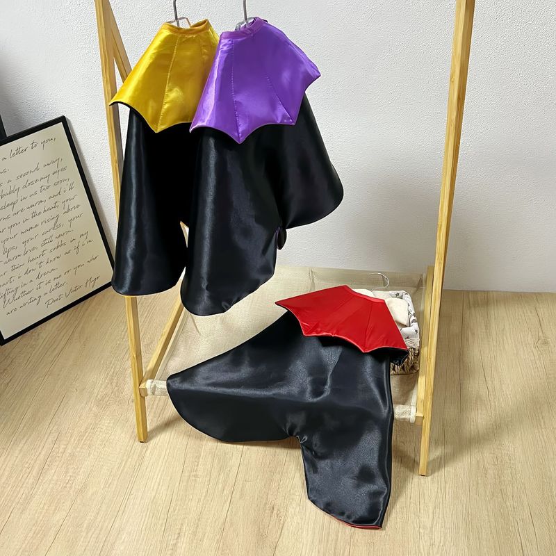 Capa ajustable sin restricciones para disfrazarse de Halloween para gatos y perros pequeños_voghion.com