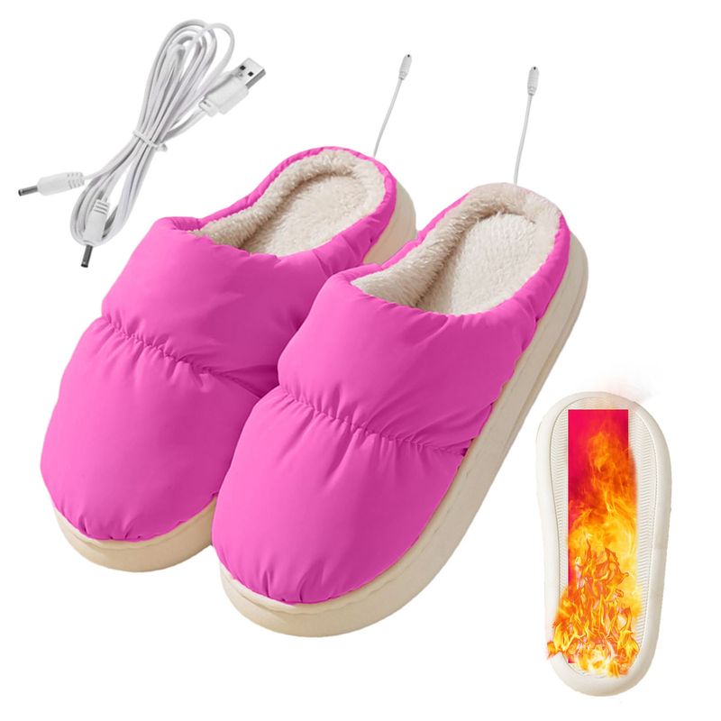 Stivali riscaldanti USB fornitura transfrontaliera produttori di scarpe elettriche 5vusb scarpe elettriche pantofole USB scaldapiedi_voghion.com