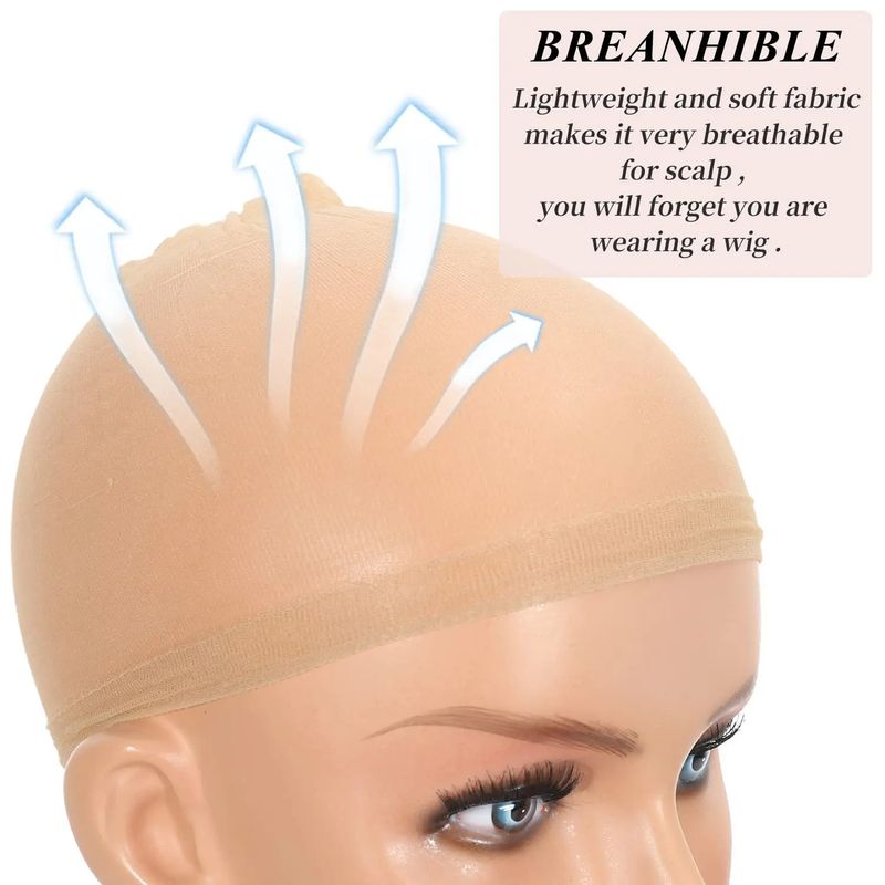 prodotti caldi cuffia per parrucca HD calze trasparenti ad alta definizione cuffia a rete calzini copricapo parrucca retina per capelli 2 PZ_voghion.com