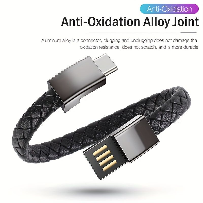 Universal for IPhone, Type-c, Micro Devices - A Convenient & Fashionable Wrist Data Charger - The Perfect Holiday Gift for Christmas & New Year_voghion.com