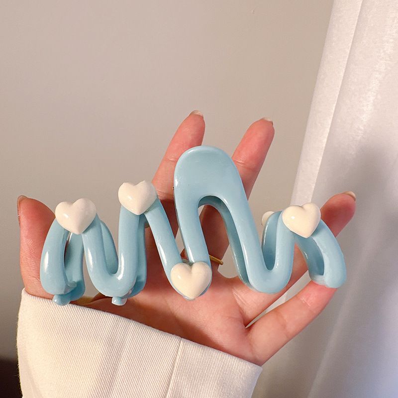 Grande fermaglio per capelli riccio con fermaglio per la parte posteriore della testa, accessorio per capelli_voghion.com