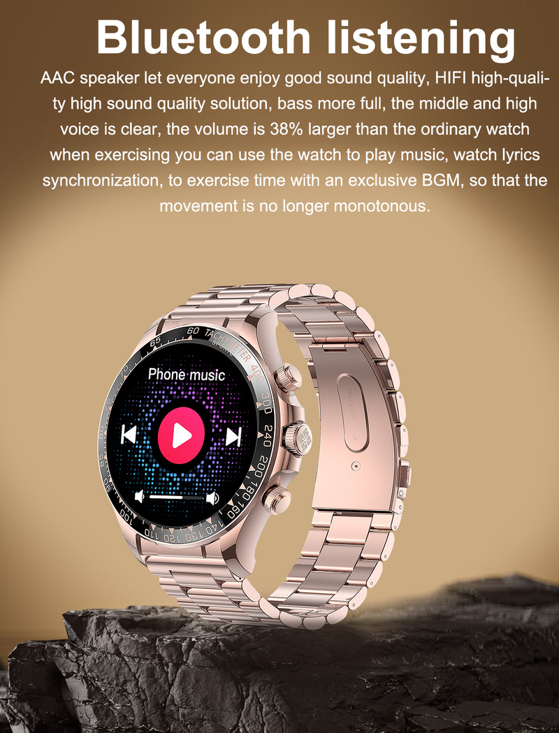 Reloj inteligente EX108 de 1,55 pulgadas con Bluetooth, llamadas y pagos fuera de línea_voghion.com