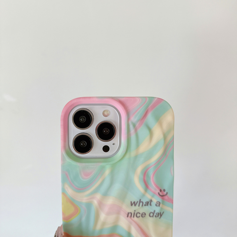 Mobiltelefon tok maszatolós sorozatú vízmatricák, iPhone 15-höz, Apple 14Promax Skin Feel 13-hoz, határokon átnyúló nagykereskedelem_voghion.com