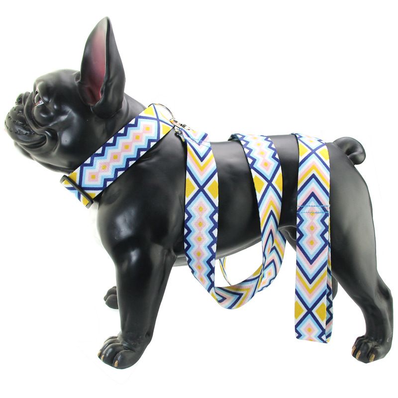 Geschirr für mittelgroße und große Hunde, Golden Retriever Labrador Weste Stil Hundeleine für Erwachsene_voghion.com