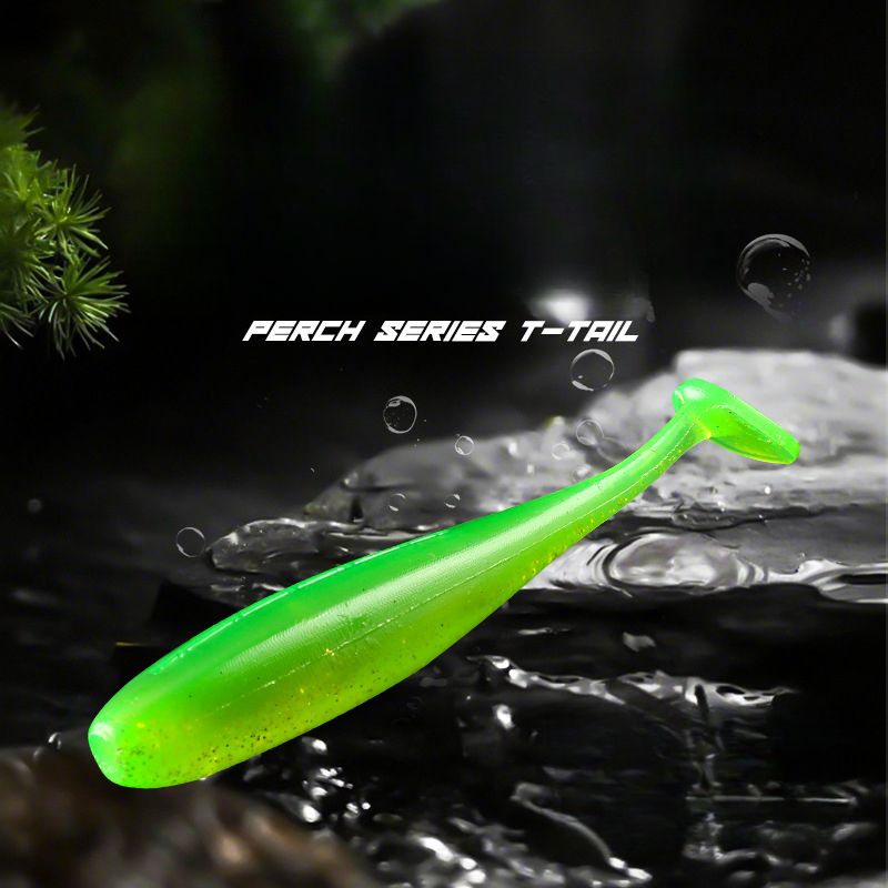 BEARKING Bass Fisherman Fishy Smell Fish Lure Saltwater T-tail Soft Worm Lead Head Hook Bait_voghion.com