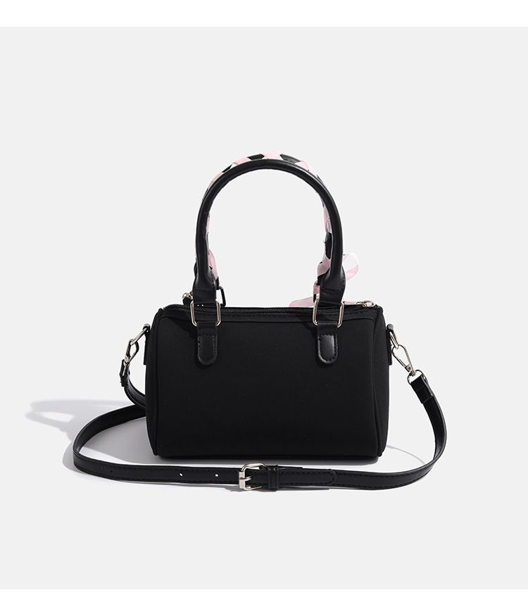 Women's Stylish Boston Bag With Shoulder Strap - Vintage PU Leather Crossbody Handbag For Daily Use Shoulder Messenger Bag_voghion.com