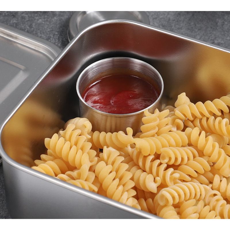304 stainless dipping sauce for preservation, round portable food grade storage and storage, small box with steel lid_voghion.com