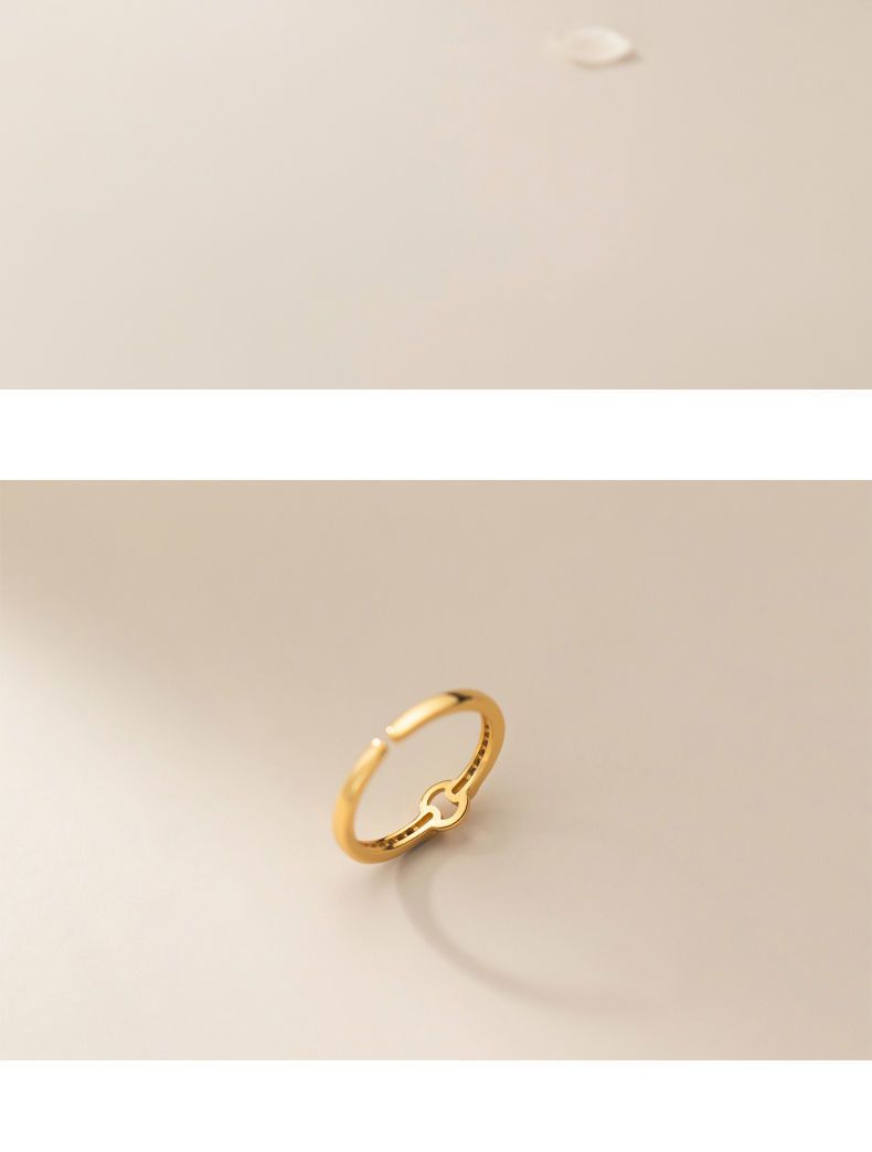 Circle Ring For Women, Ins Style, Non-Fading, Minimalist, High-End Feel, Niche Design, Student, High Appearance, Best_voghion.com