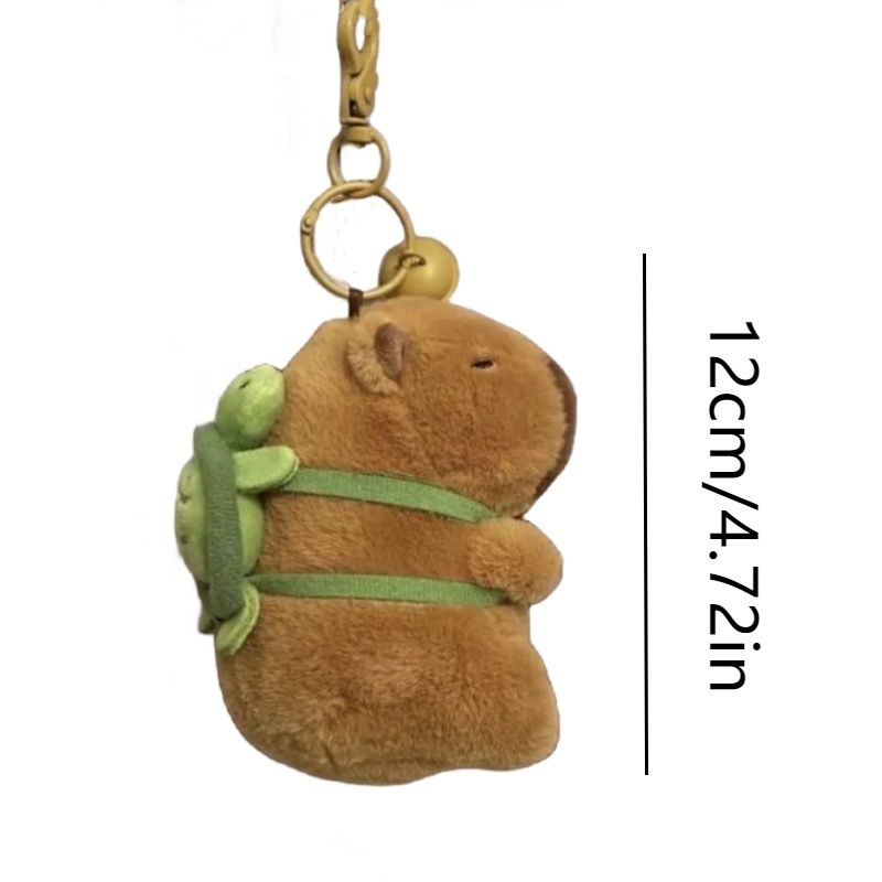 Plush Capybara Cute Keychain Bag Pendant Girls Gift Soft And Adorable_voghion.com