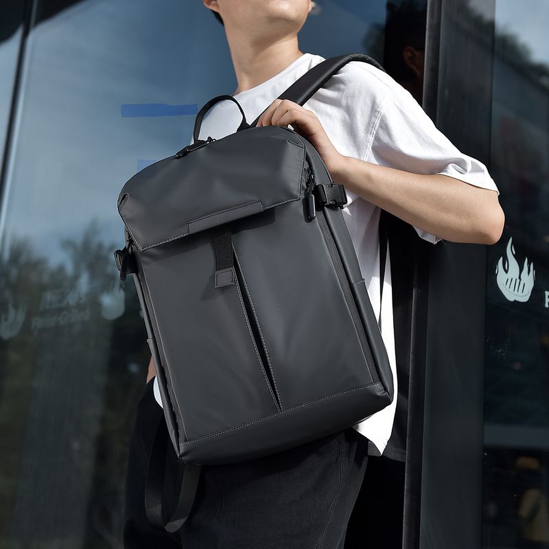 Minimalist new sports and leisure backpack for men, large capacity waterproof backpack, multifunctional computer backpack_voghion.com