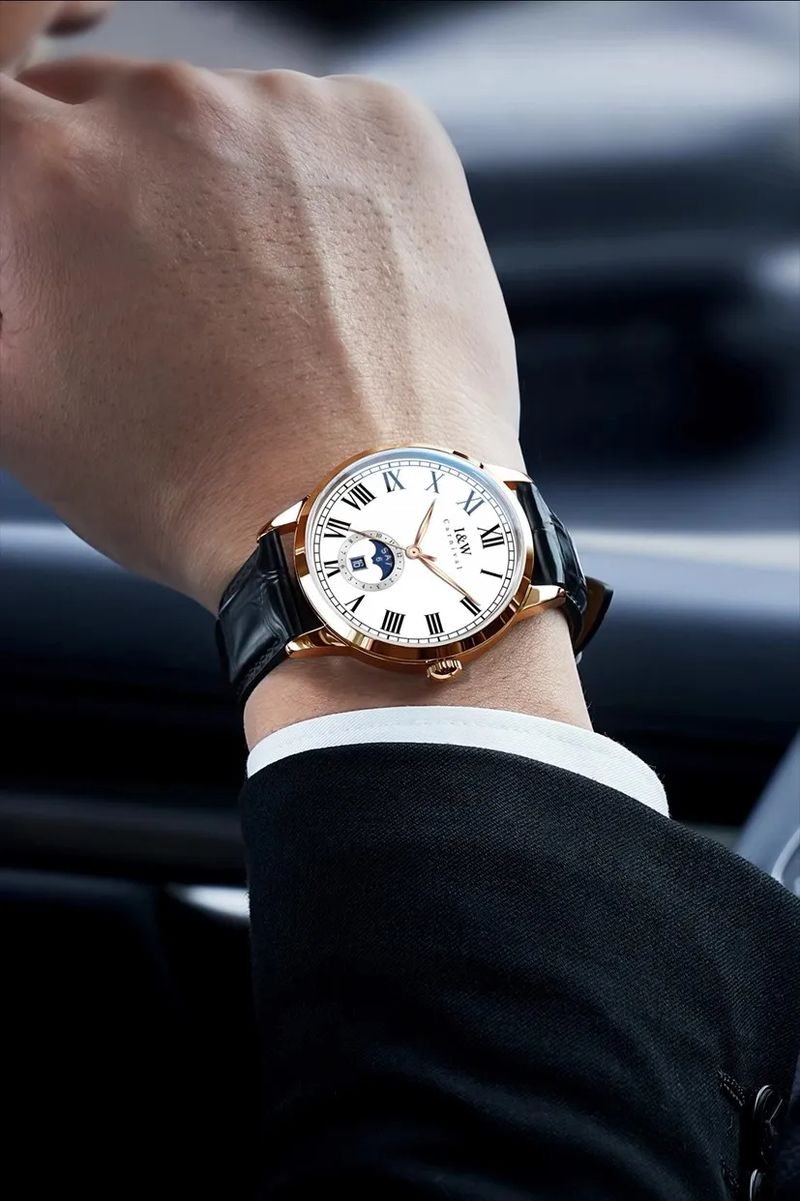 IW Automatic Mechanical Men's Watch Miyota Movement Sapphire Mirror Waterproof Luminous Calendar Men Watches_voghion.com