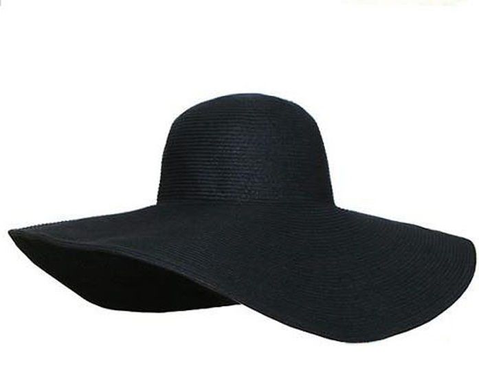 Moda LNPBD hot 2024 Cappello da spiaggia oversize bianco nero da donna Cappello da sole estivo da donna in paglia_voghion.com