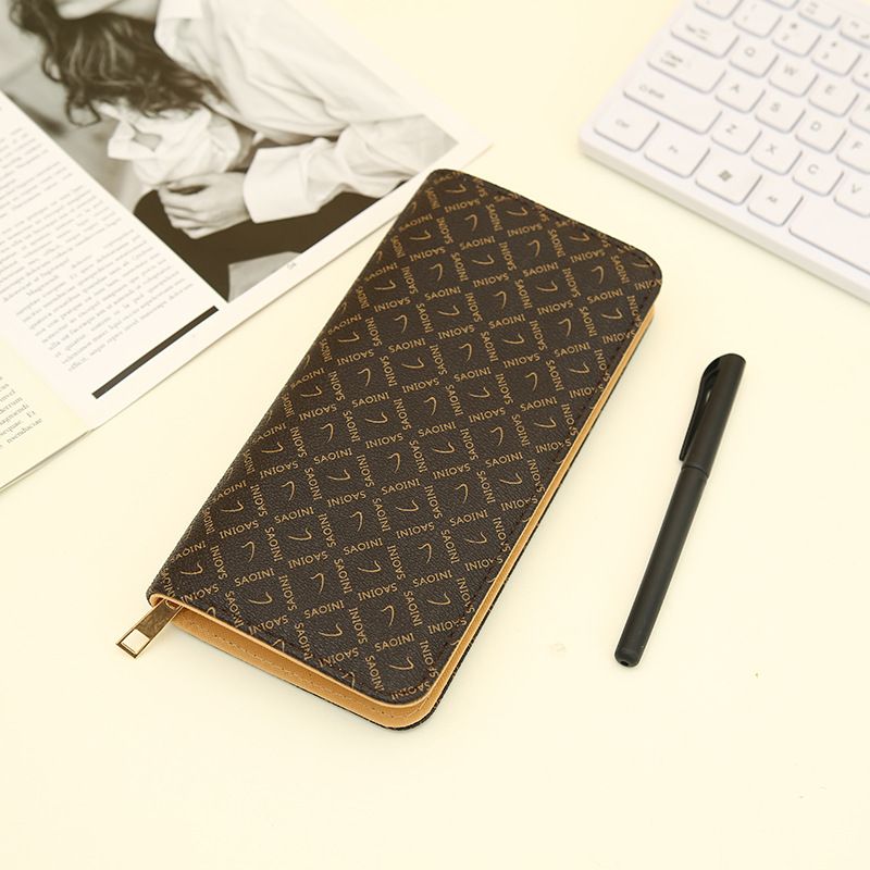 Women's Bags Ladies Long Large Capacity Zipper Wallet Fashionable Simple Clutch Wallet New Coin Purse In Stock_voghion.com