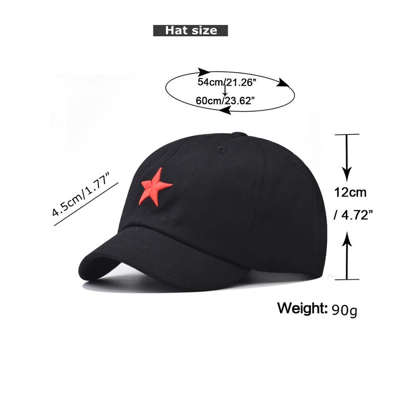 Casquette de baseball à visière courte pour homme, casquette à visière courte en forme de pentagramme, casquette d'été à bec de canard, jeune tendance, couple simple et à la mode_voghion.com