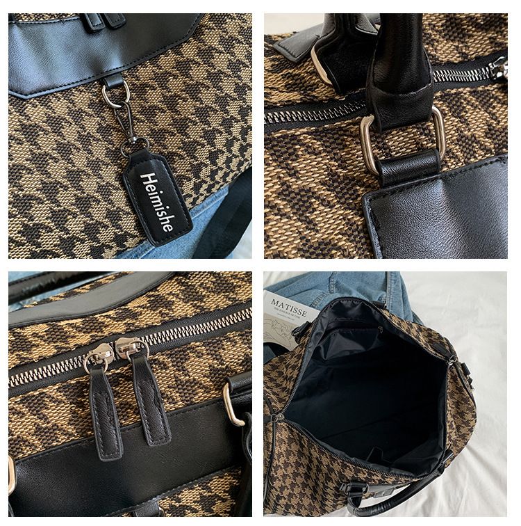 Winter portable travel bag for men and women, simple sports and fitness bag, large capacity dry wet separation luggage bag_voghion.com