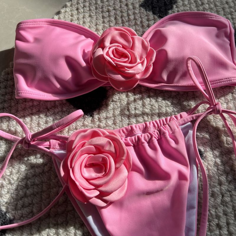 Damenbekleidung Neue Bikini Tube Top Split Sexy Hot Girl Bikini_voghion.com