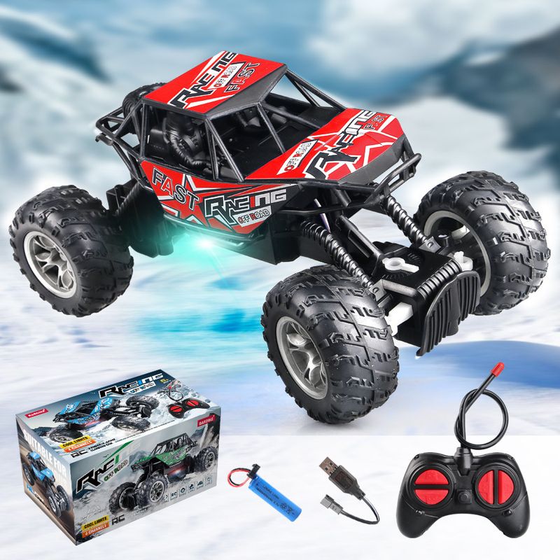Five-way Remote Control Car Off-road Climbing Car Children's Remote Control Car Boy Gift Charging Toy Model Car_voghion.com