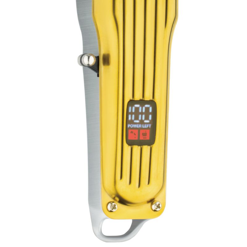 Tagliacapelli RAF Home - Tagliacapelli elettrico multilama ricaricabile ad alta potenza color oro brillante_voghion.com
