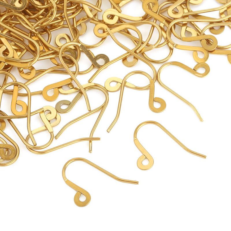 Gancio per orecchini in acciaio inossidabile, accessori fai da te per la creazione di gioielli_voghion.com