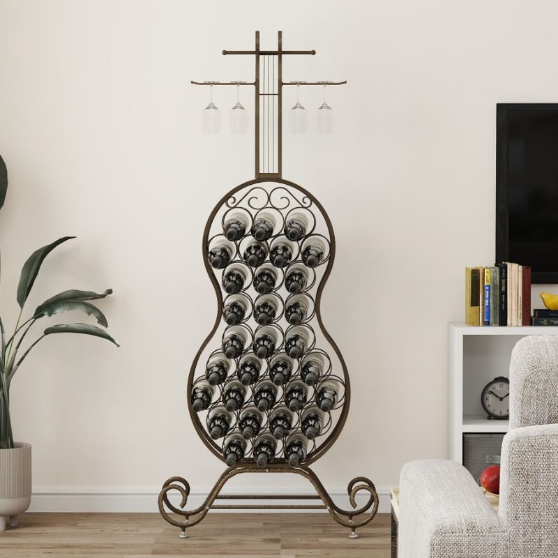 Rack Wine Bakers For For Bottle Shape With And Freestanding Wine Storage Home Wine Storage Wine Bar Organizer Rack Liquor Cello_voghion.com