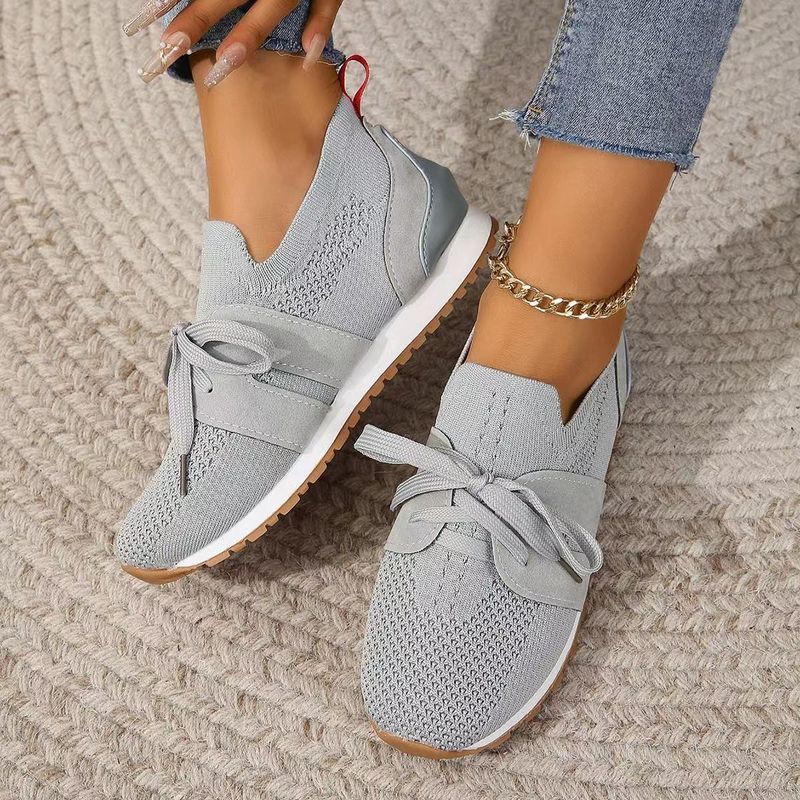 2025 Autumn Winter New Plus Size Women's Casual Shoes Solid Color Wedge Comfortable Breathable Fashion_voghion.com