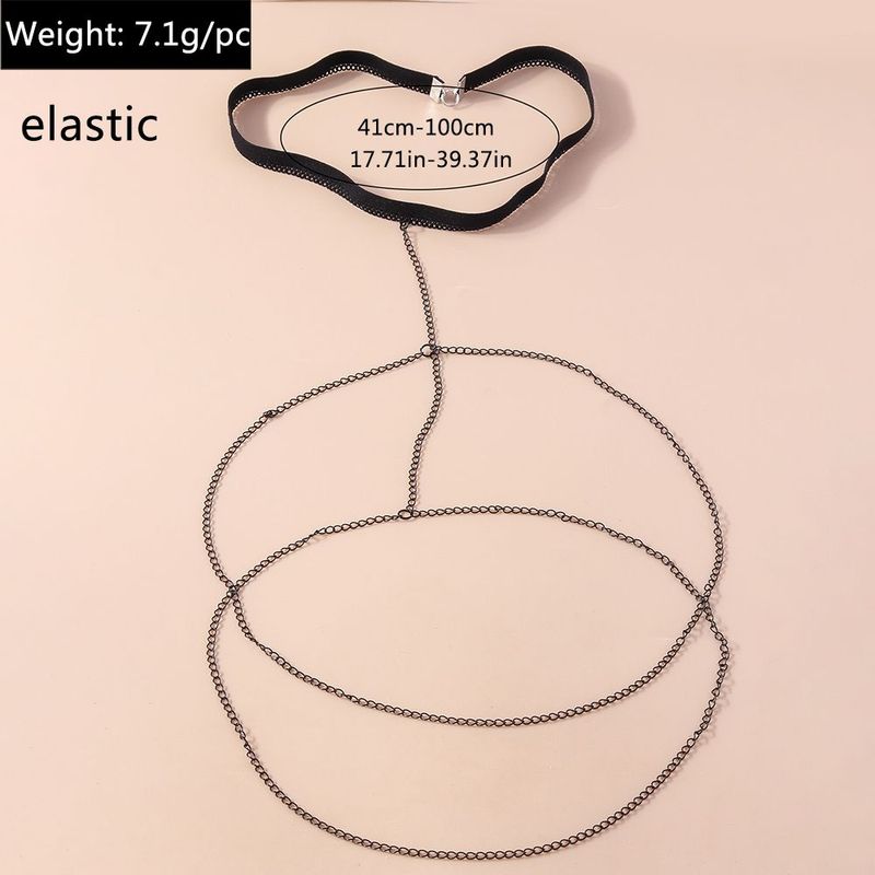 Nouvelle chaîne de cuisse en dentelle sexy et légère, luxueuse et élégante, en forme de papillon, en forme d'os de poisson, à double percer, pour jambes_voghion.com