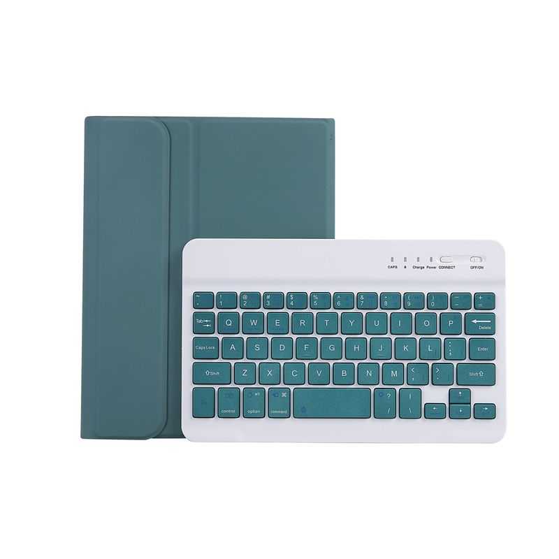Suitable for Samsung Galaxy Tab A9 Plus Bluetooth Keyboard Leather x110 x115 Pen Slot Protective Cover_voghion.com