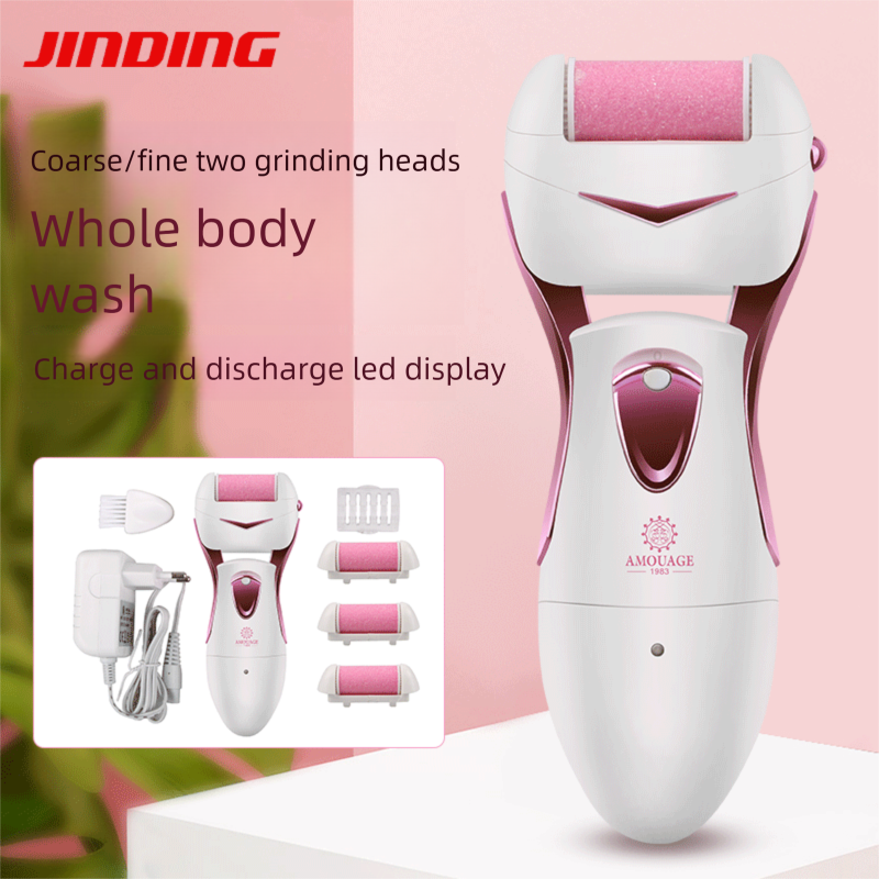 Geschenkbox Datei Pediküre Werkzeug wasserdicht elektrische abgestorbene Haut Remover Scrubber Fuß Stein_voghion.com