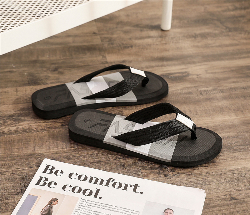 Neue Mode Farbige Herringbone Für Männer Sommer Trendy Outwear Strand Hausschuhe_voghion.com
