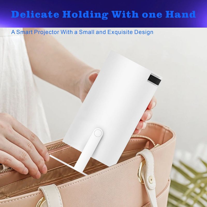 hy300pro Projector Home Use 4K Portable LCD Ultra HD Living Room Wall Projection Wireless Screen Sharing_voghion.com